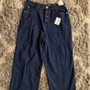 Dark Blue Denim Jeans